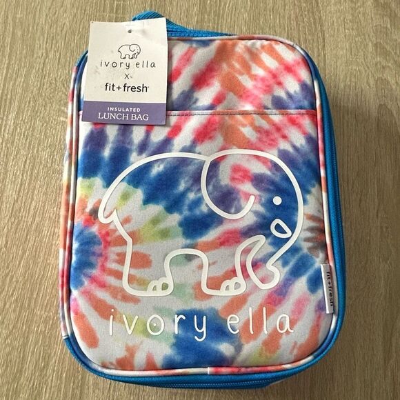 NWT … IVORY ELLA “Fit + Fresh” Insulated Lunch Bag / Tote - Picture 7 of 9